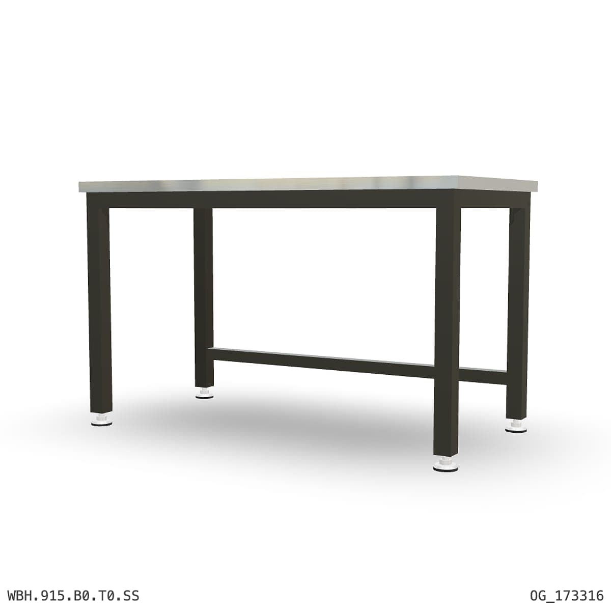 Heavy Duty Workbench 1500mm — Stainless Steel (1.2mm 304) by Atomic Tawk