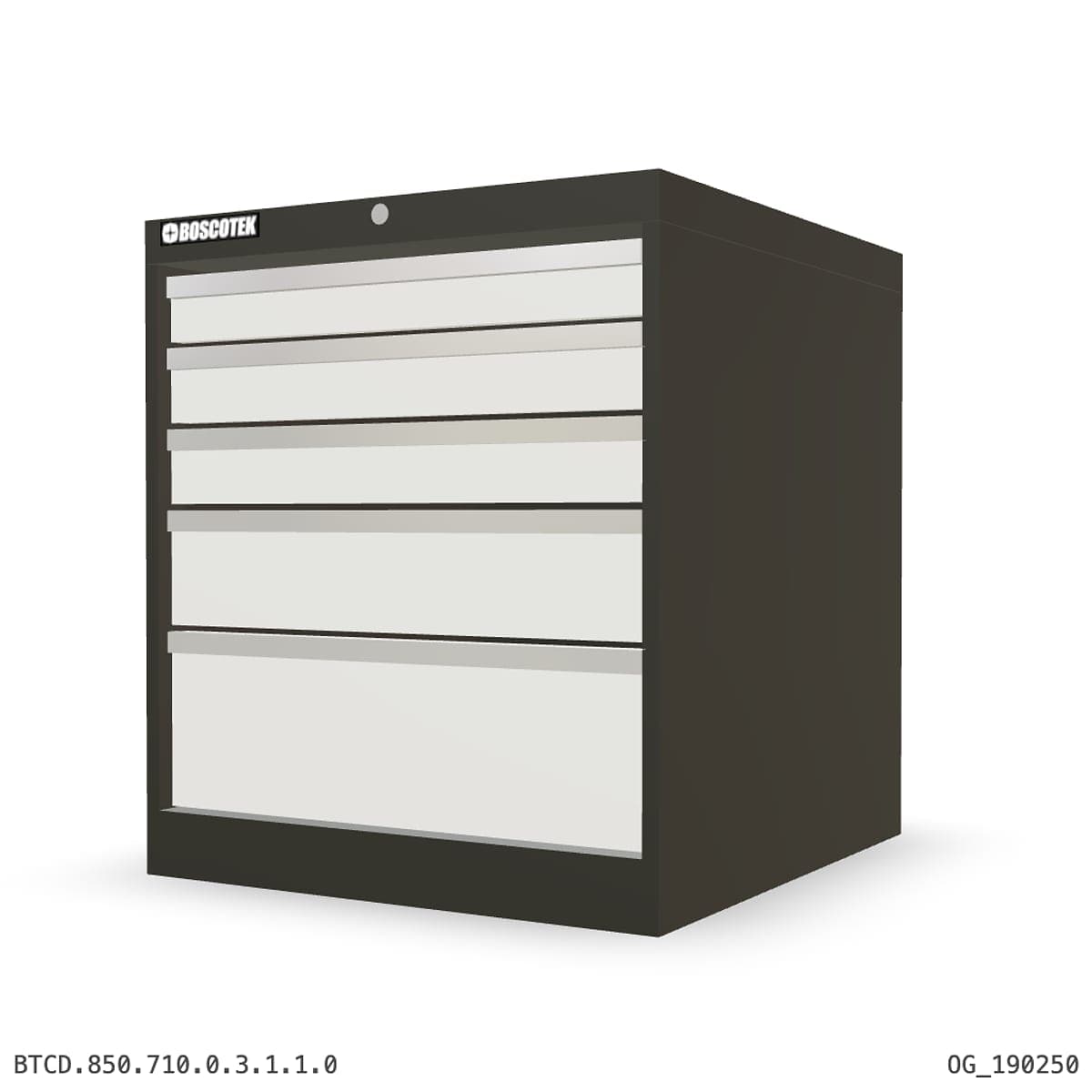 HD Cabinet 710W × 850H — D Series, 5-Drawer by Atomic Tawk