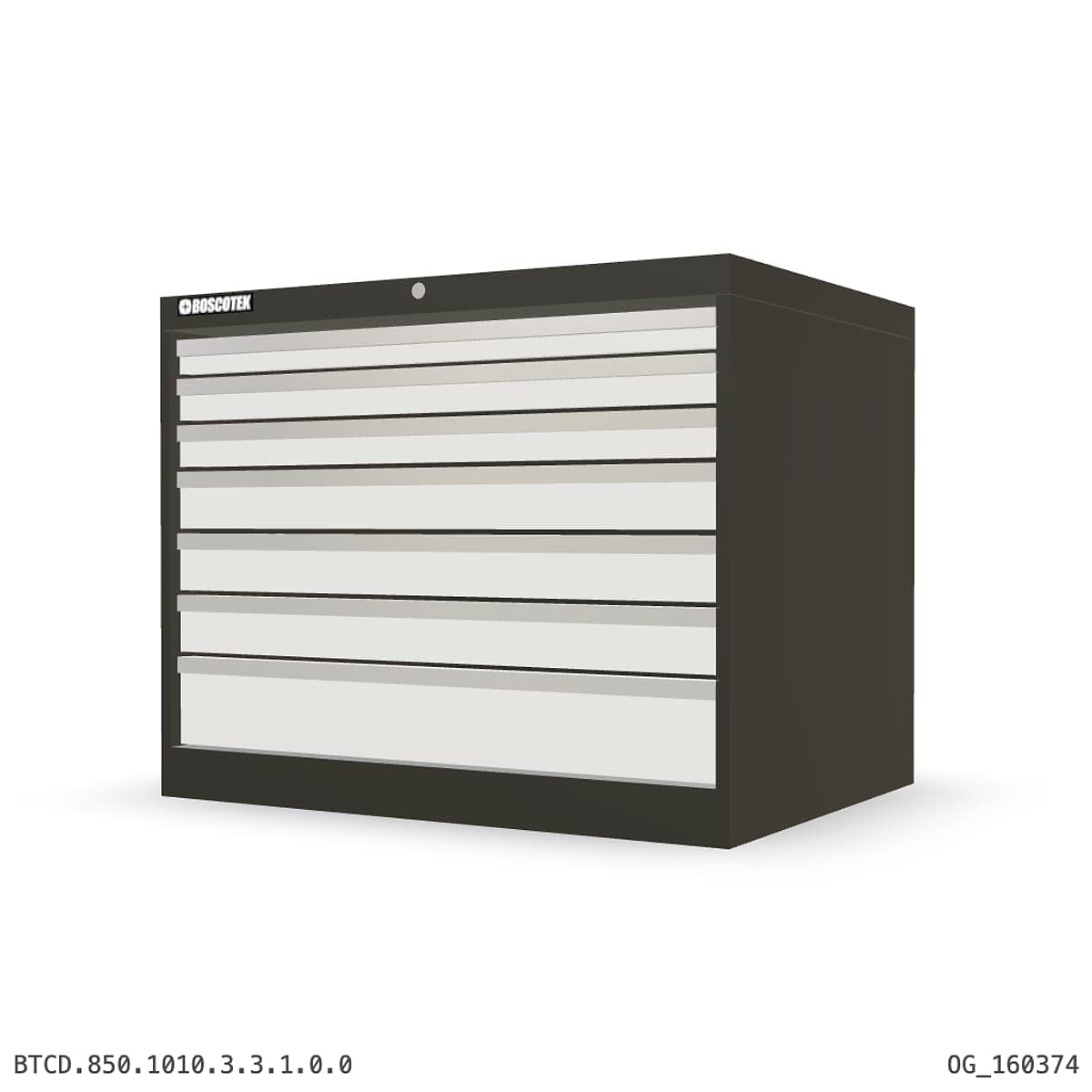 HD Cabinet 1010W × 850H — D Series, 7-Drawer by Atomic Tawk