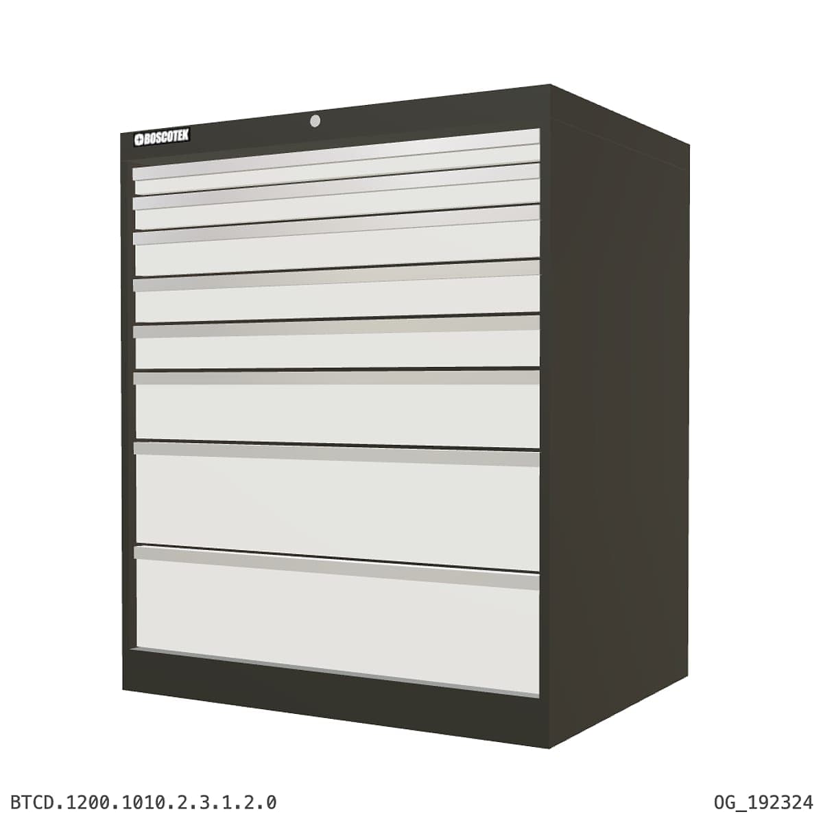 HD Cabinet 1010W × 1200H — D Series, 8-Drawer by Atomic Tawk