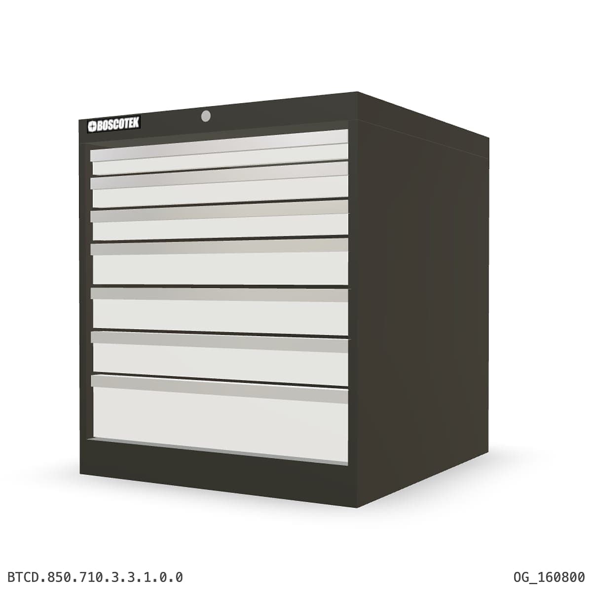 HD Cabinet 710W × 850H — D Series, 7-Drawer by Atomic Tawk