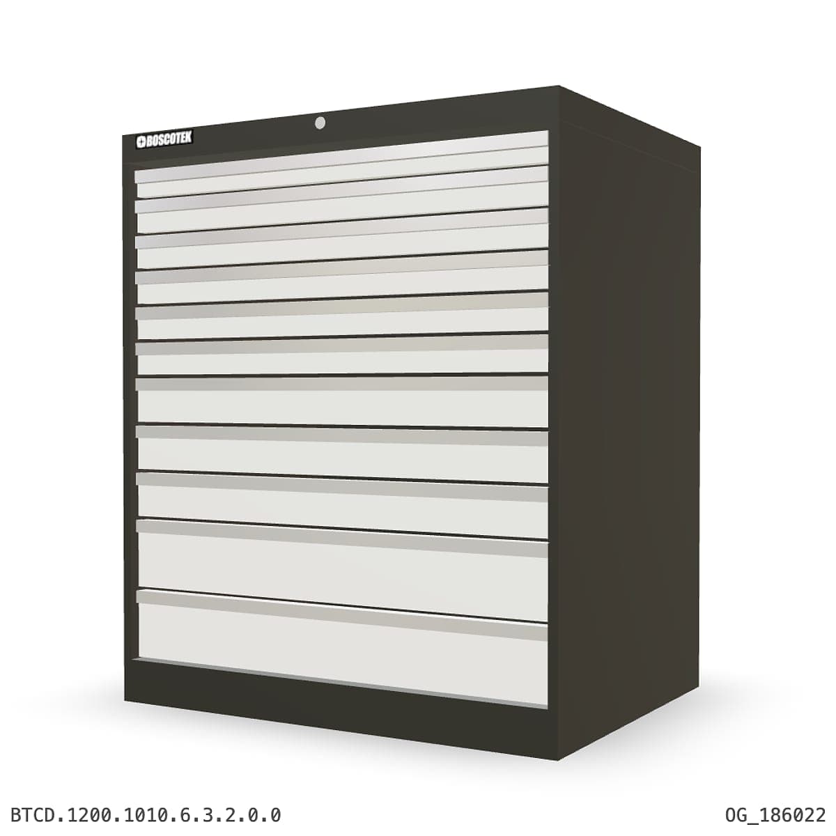 HD Cabinet 1010W × 1200H — D Series, 11-Drawer by Atomic Tawk