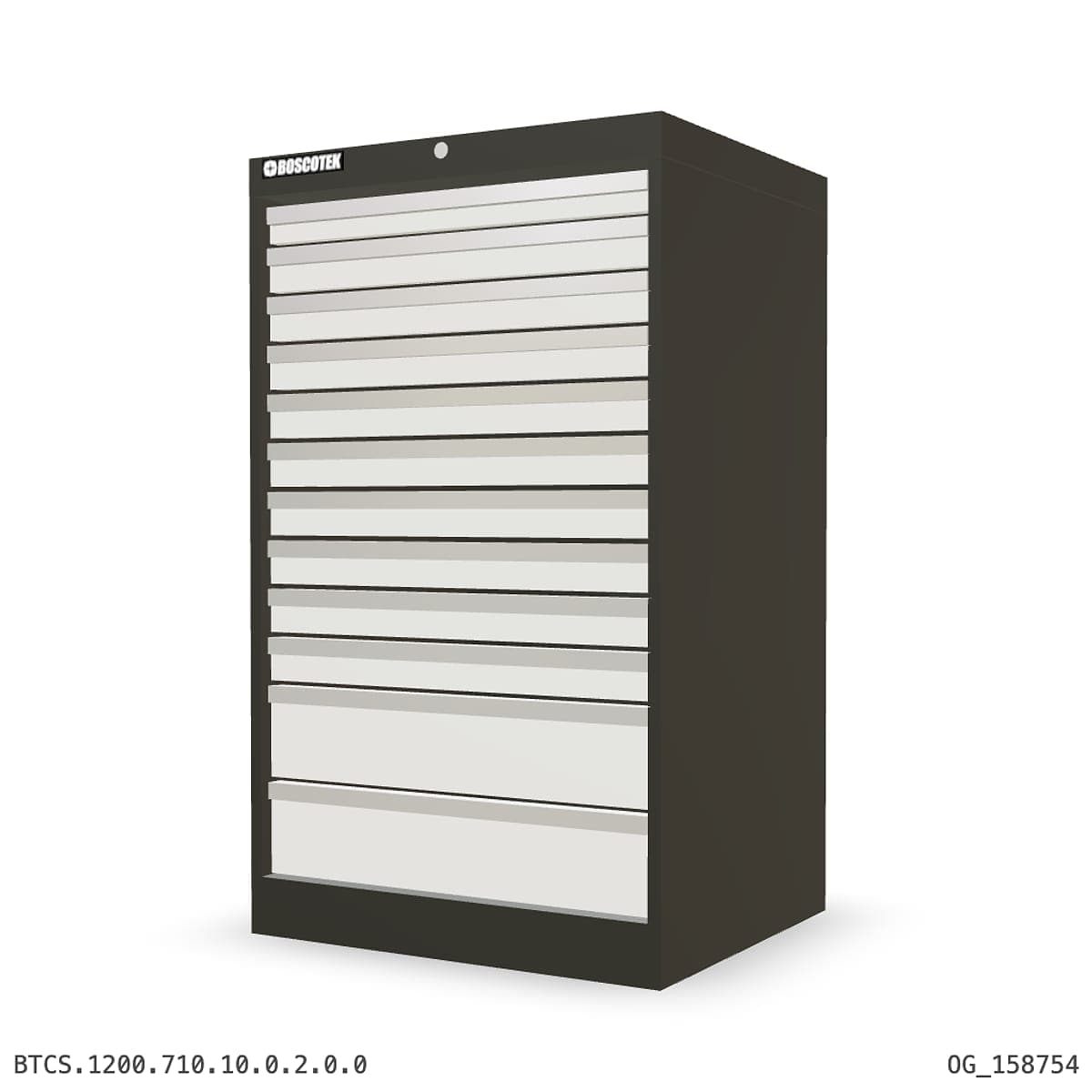 HD Cabinet 710W × 1200H — S Series, 12-Drawer by Atomic Tawk