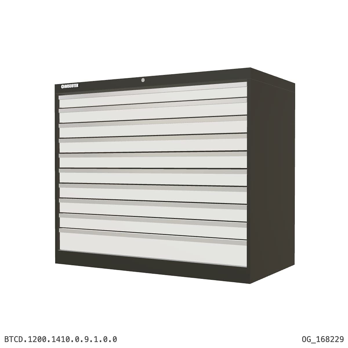 HD Cabinet 1410W × 1200H — D Series, 10-Drawer by Atomic Tawk