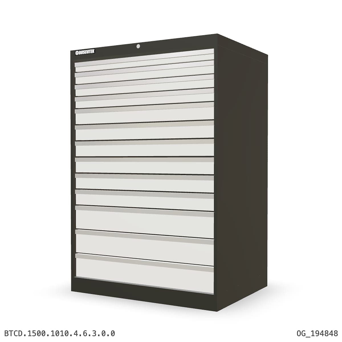 HD Cabinet 1010W × 1500H — D Series, 13-Drawer by Atomic Tawk