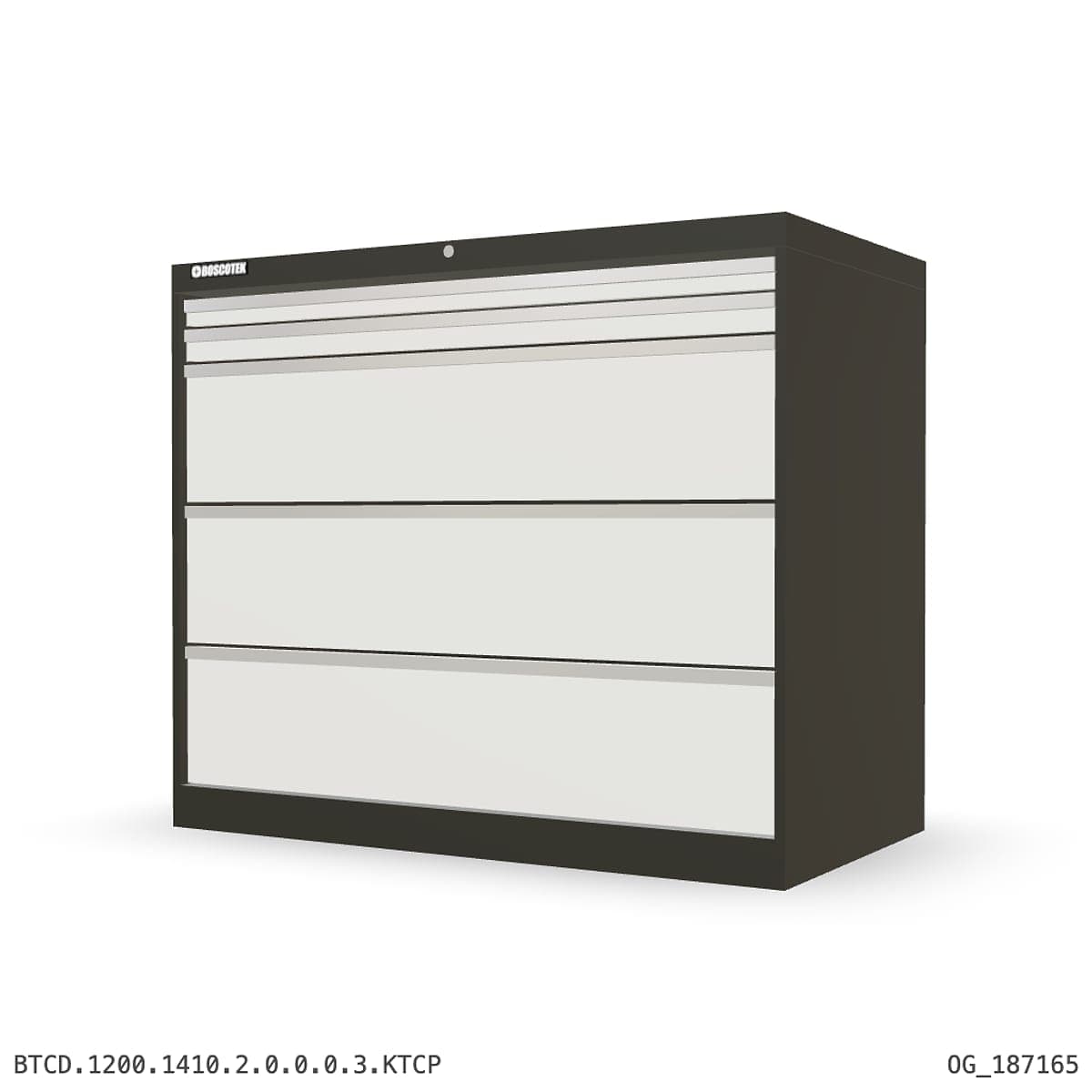HD Cabinet 1410W × 1200H — D Series, 5-Drawer by Atomic Tawk