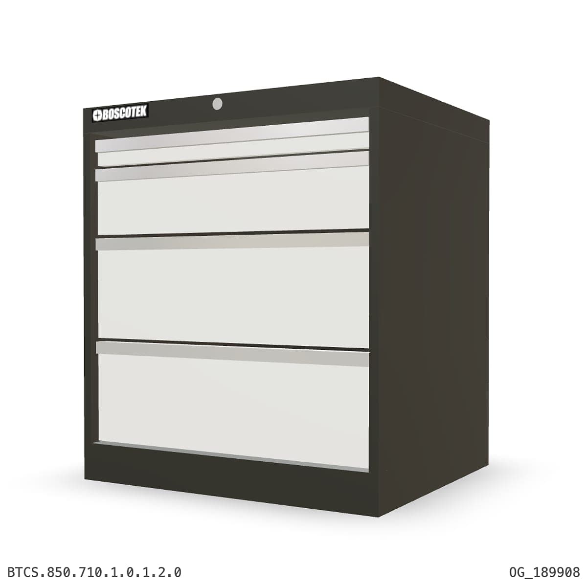 HD Cabinet 710W × 850H — S Series, 4-Drawer by Atomic Tawk