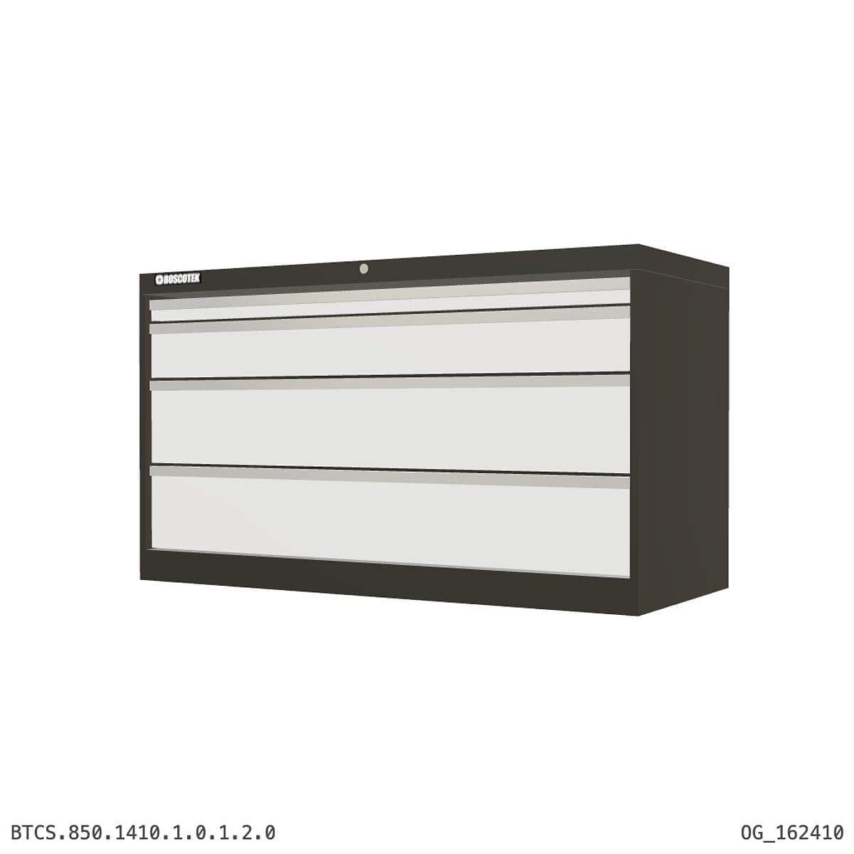 HD Cabinet 1410W × 850H — S Series, 4-Drawer by Atomic Tawk