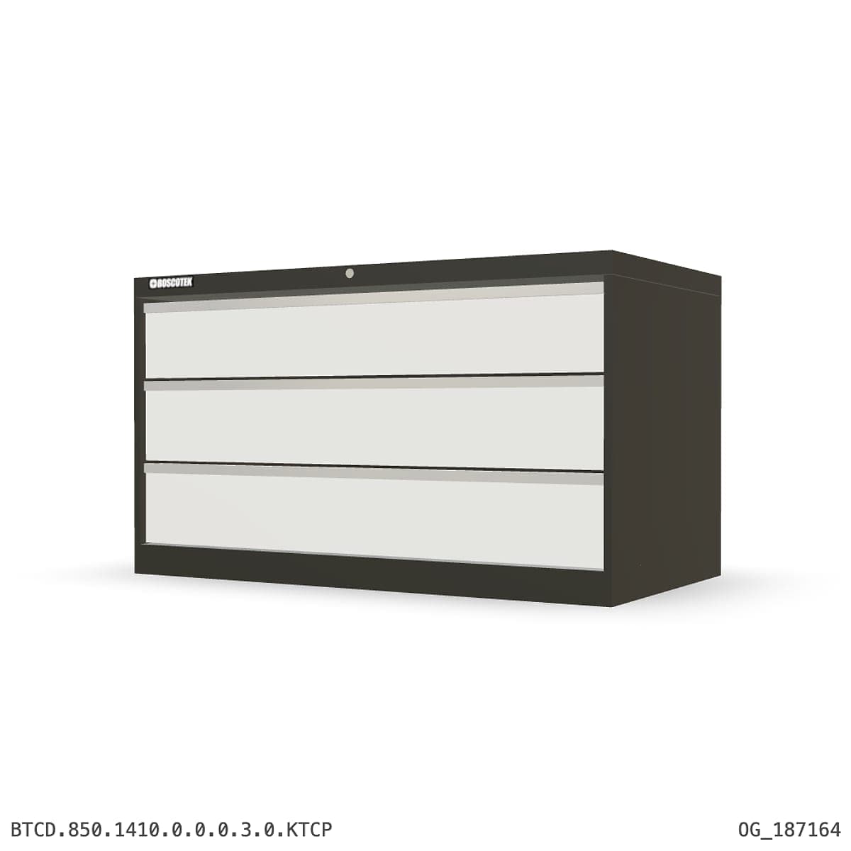 HD Cabinet 1410W × 850H — D Series, 3-Drawer by Atomic Tawk