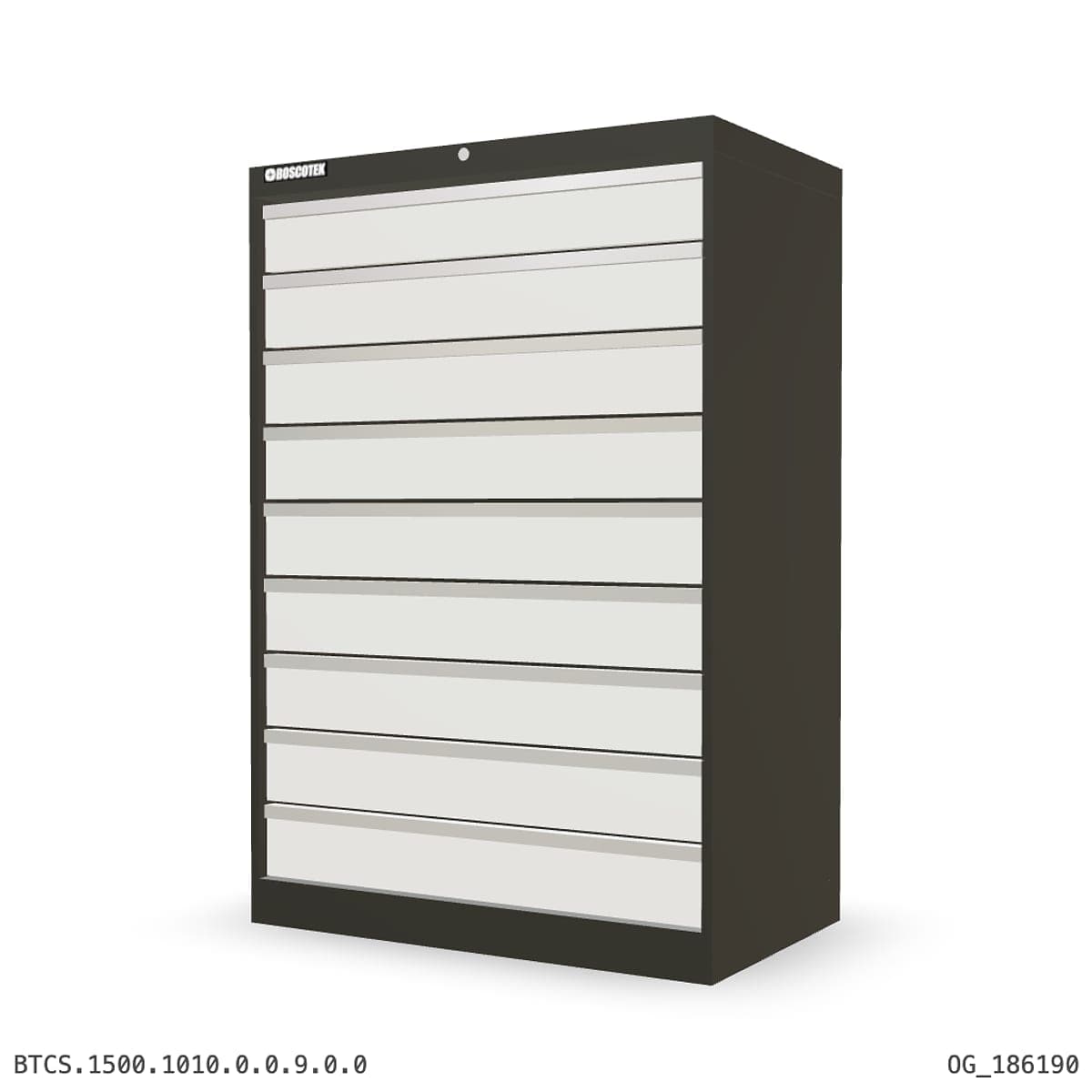 HD Cabinet 1010W × 1500H — S Series, 9-Drawer by Atomic Tawk