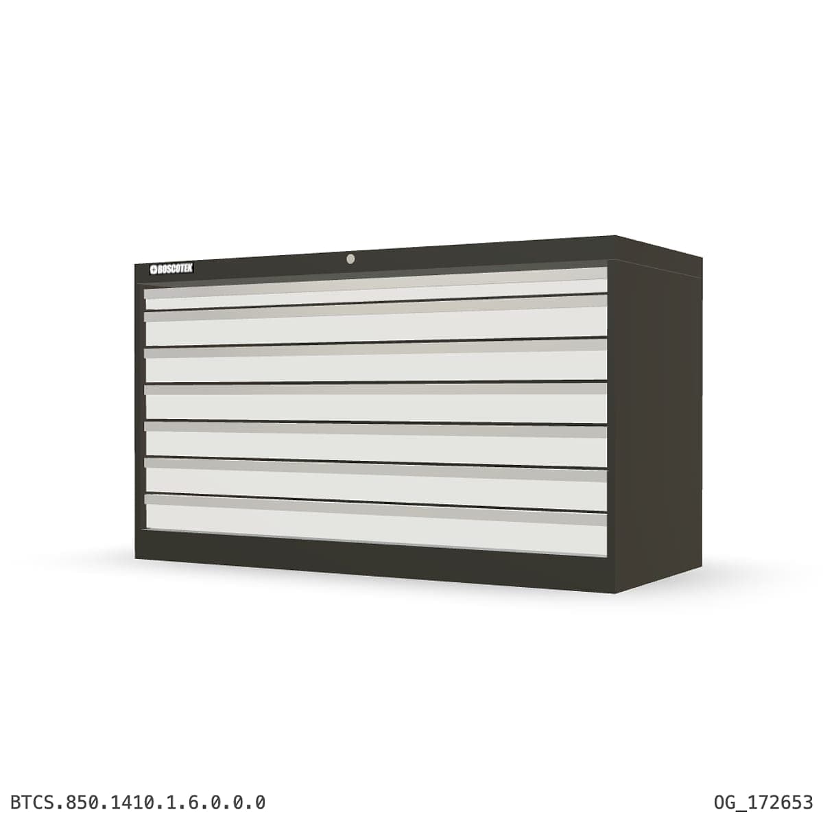 HD Cabinet 1410W × 850H — S Series, 7-Drawer by Atomic Tawk