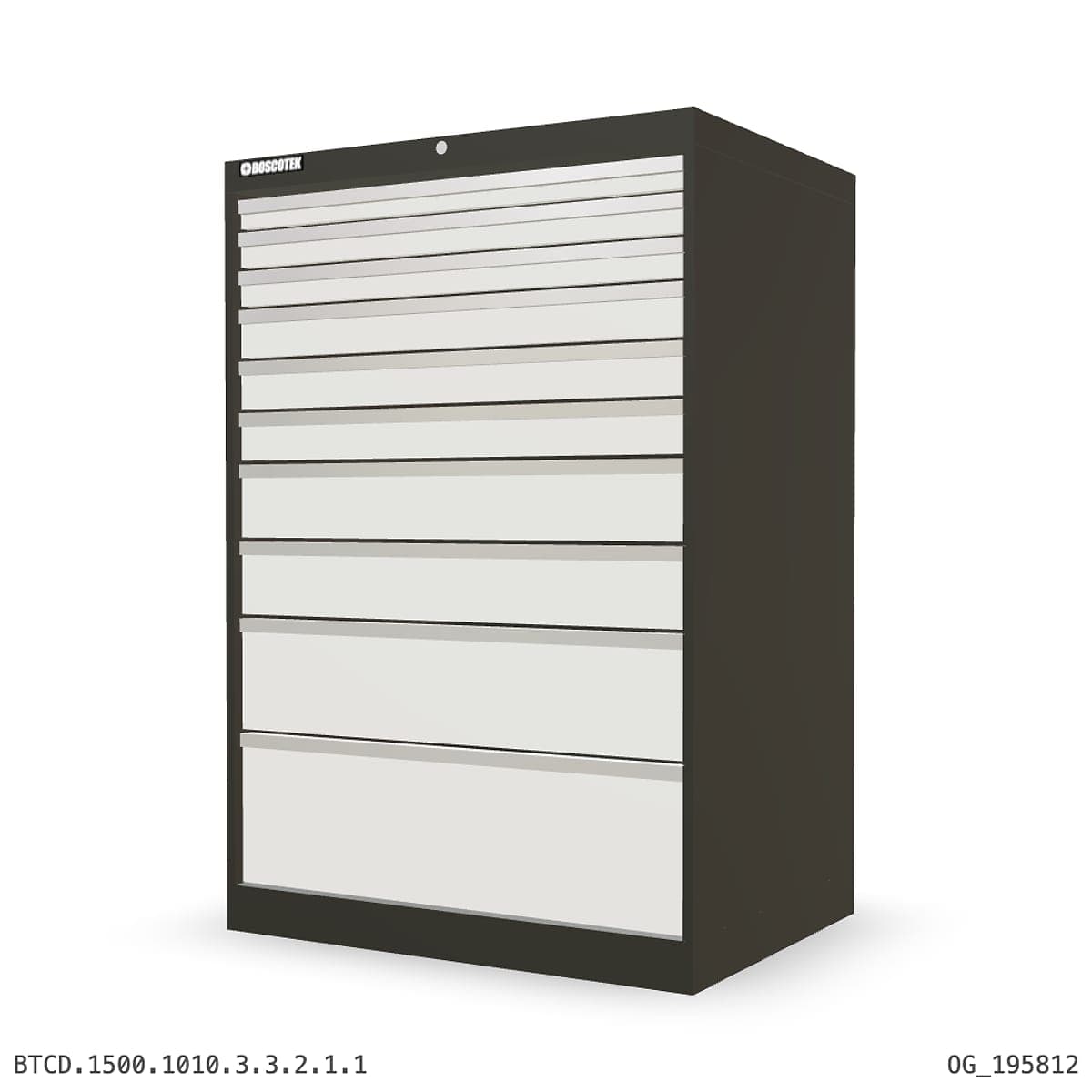 HD Cabinet 1010W × 1500H — D Series, 10-Drawer by Atomic Tawk