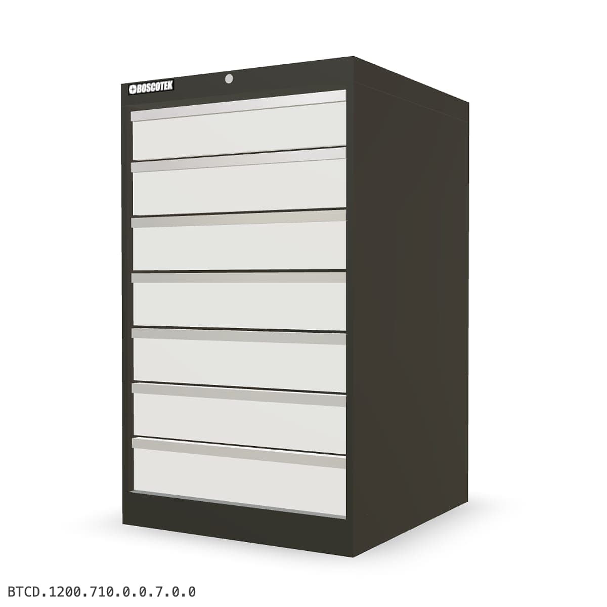 HD Cabinet 710W × 1200H — D Series, 7-Drawer by Atomic Tawk