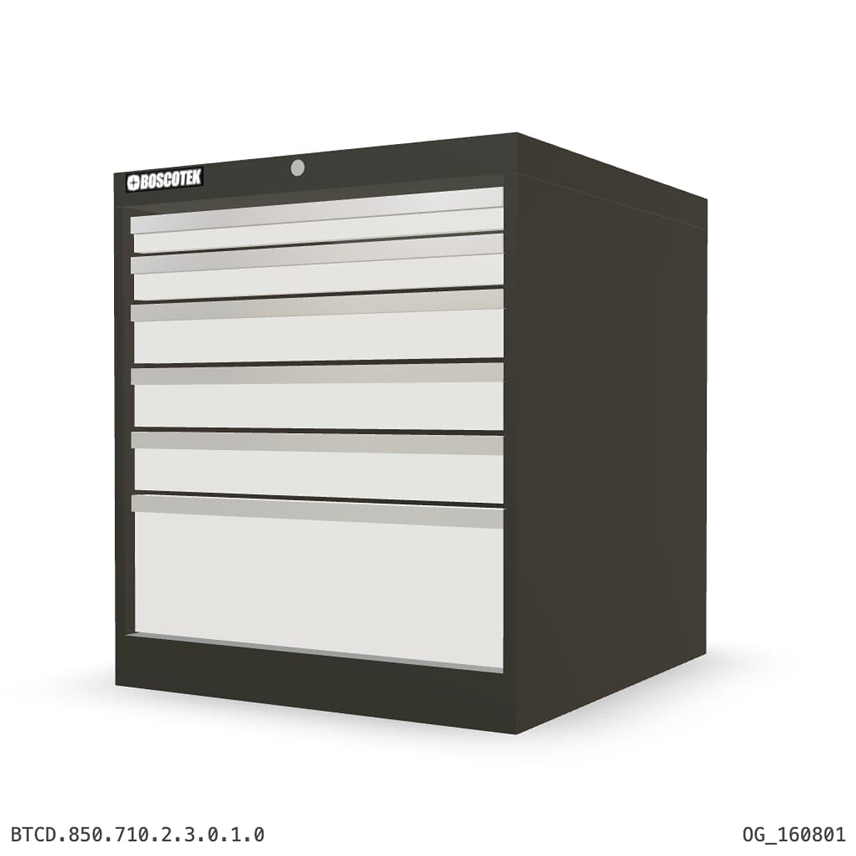 HD Cabinet 710W × 850H — D Series, 6-Drawer by Atomic Tawk