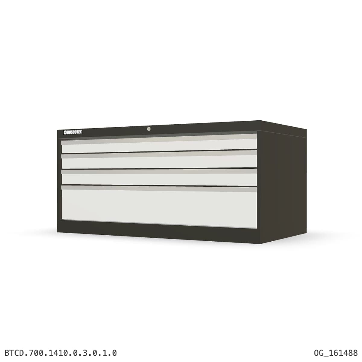 HD Cabinet 1410W × 700H — D Series, 4-Drawer by Atomic Tawk
