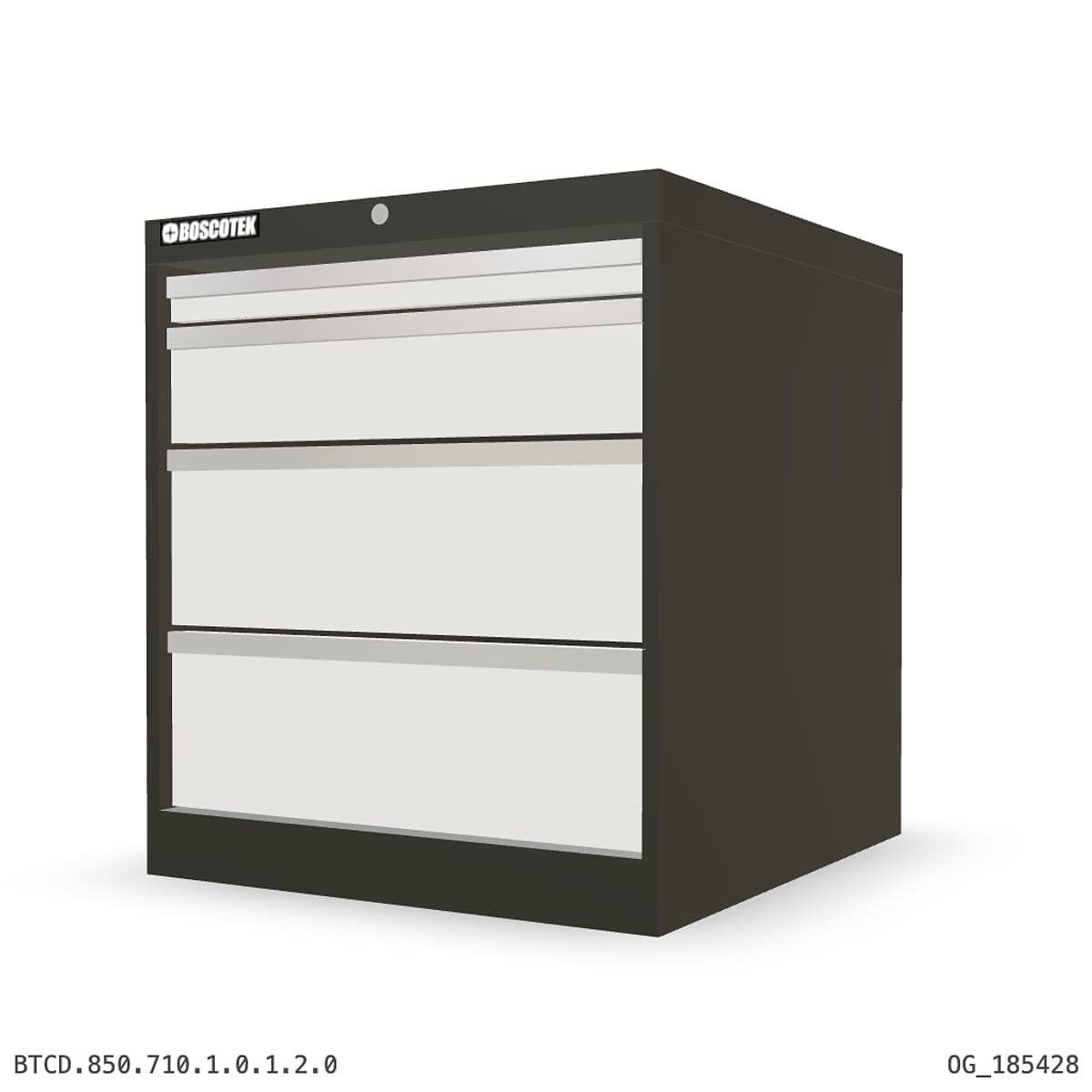 HD Cabinet 710W × 850H — D Series, 4-Drawer by Atomic Tawk