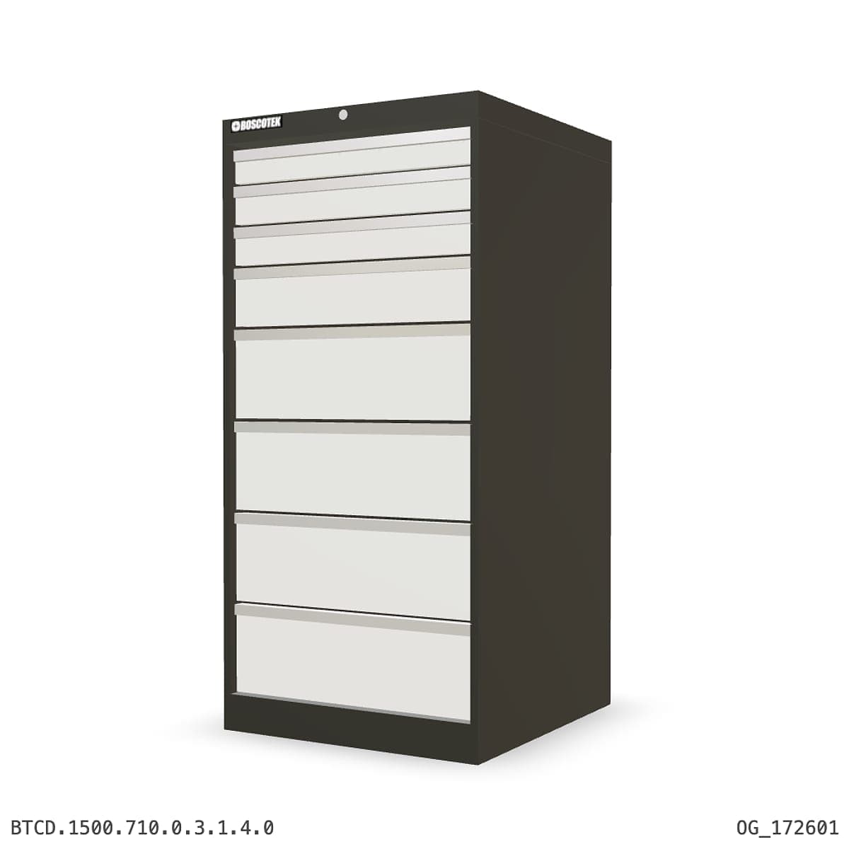 HD Cabinet 710W × 1500H — D Series, 8-Drawer by Atomic Tawk