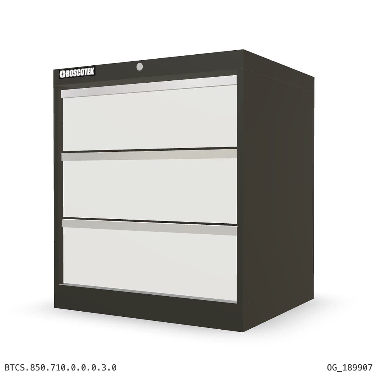 HD Cabinet 710W × 850H — S Series, 3-Drawer by Atomic Tawk