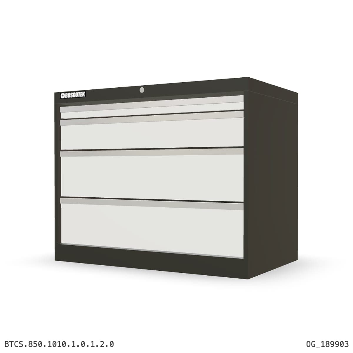 HD Cabinet 1010W × 850H — S Series, 4-Drawer by Atomic Tawk