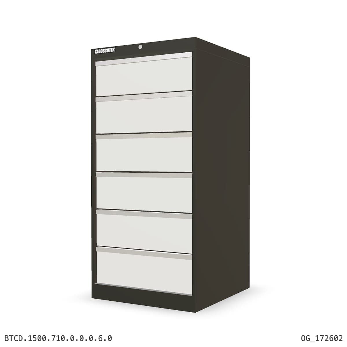 HD Cabinet 710W × 1500H — D Series, 6-Drawer by Atomic Tawk