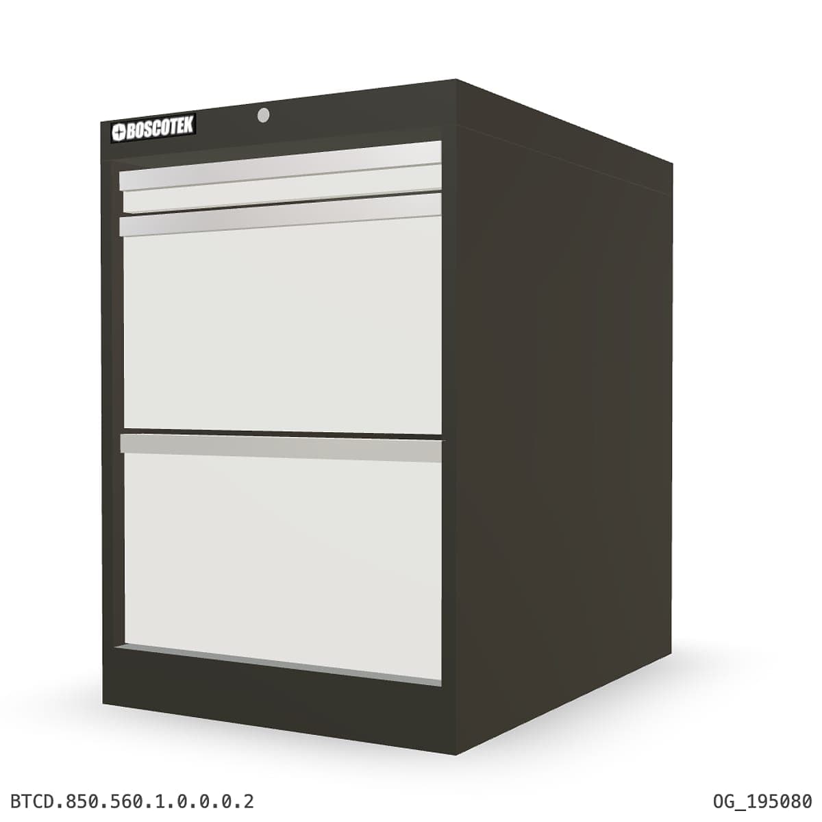 HD Cabinet 560W × 850H — D Series, 3-Drawer by Atomic Tawk