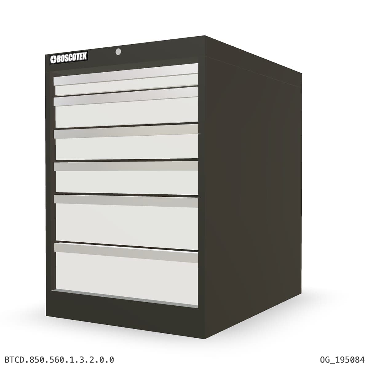HD Cabinet 560W × 850H — D Series, 6-Drawer by Atomic Tawk