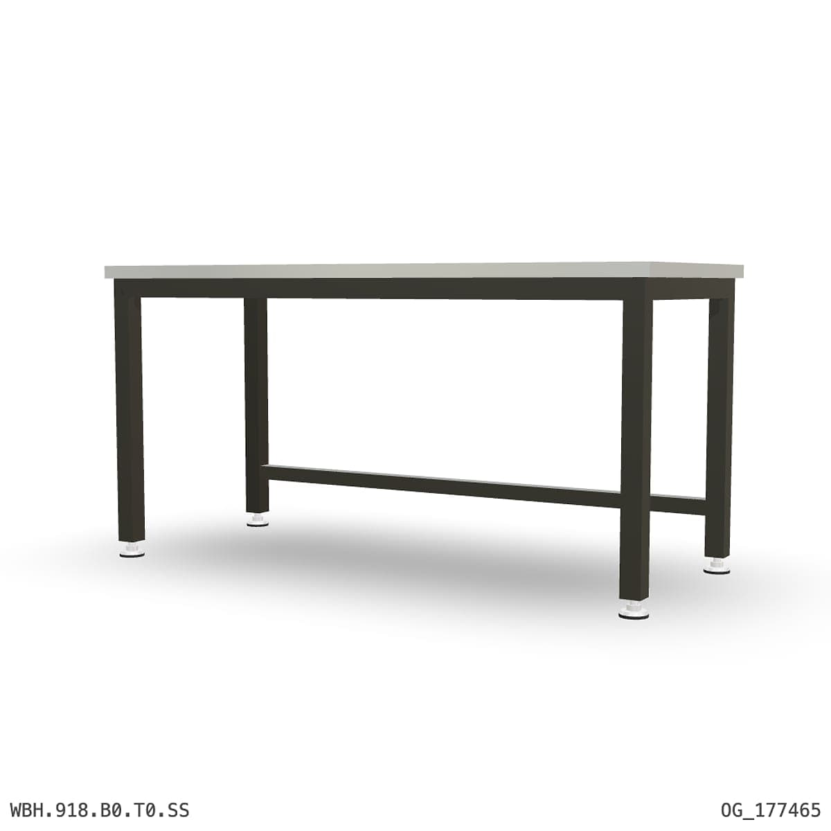 Heavy Duty Workbench 1800mm — Stainless Steel (1.2mm 304) by Atomic Tawk