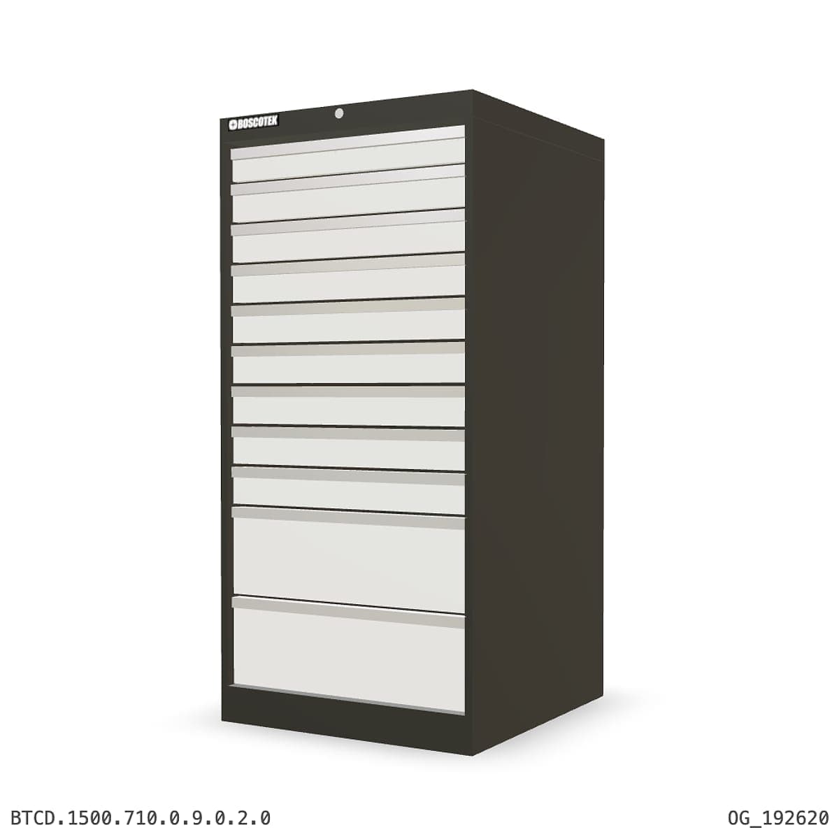 HD Cabinet 710W × 1500H — D Series, 11-Drawer by Atomic Tawk