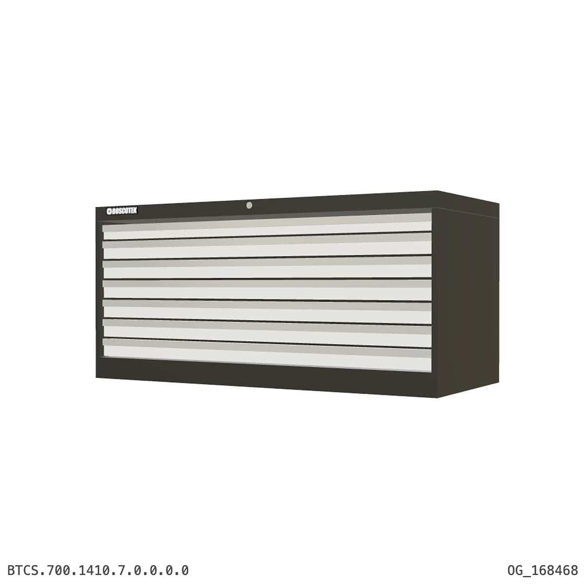 HD Cabinet 1410W × 700H — S Series, 7-Drawer by Atomic Tawk
