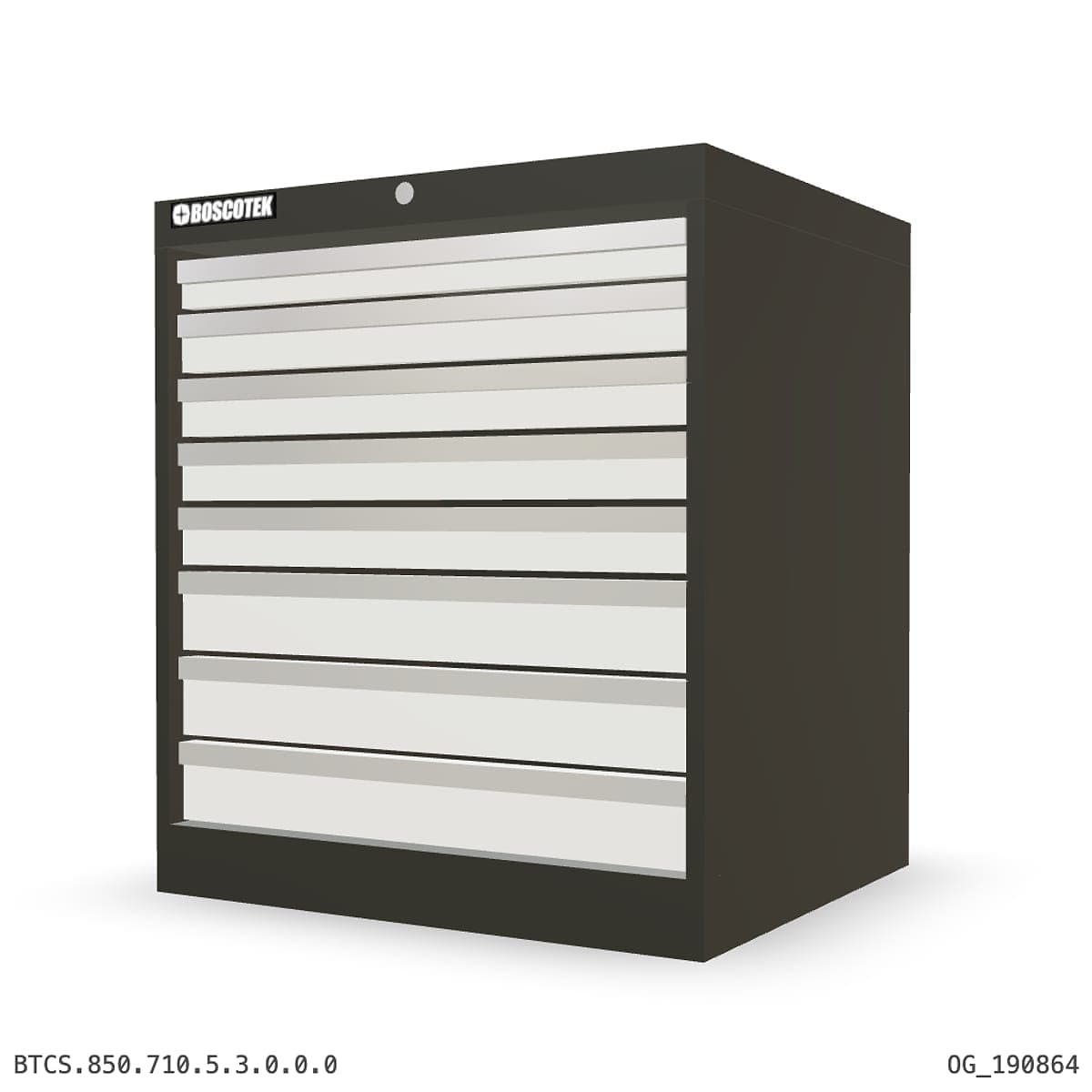 HD Cabinet 710W × 850H — S Series, 8-Drawer by Atomic Tawk