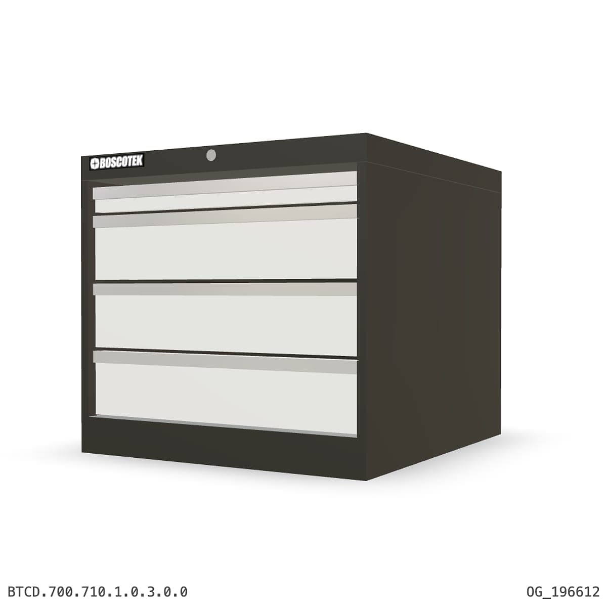 HD Cabinet 710W × 700H — D Series, 4-Drawer by Atomic Tawk