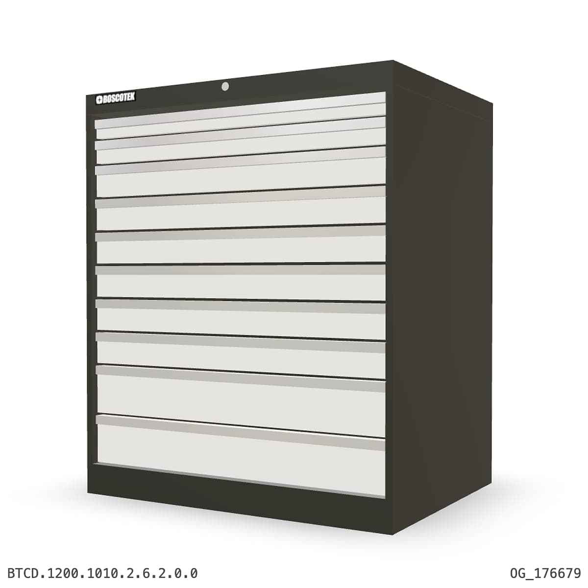 HD Cabinet 1010W × 1200H — D Series, 10-Drawer by Atomic Tawk
