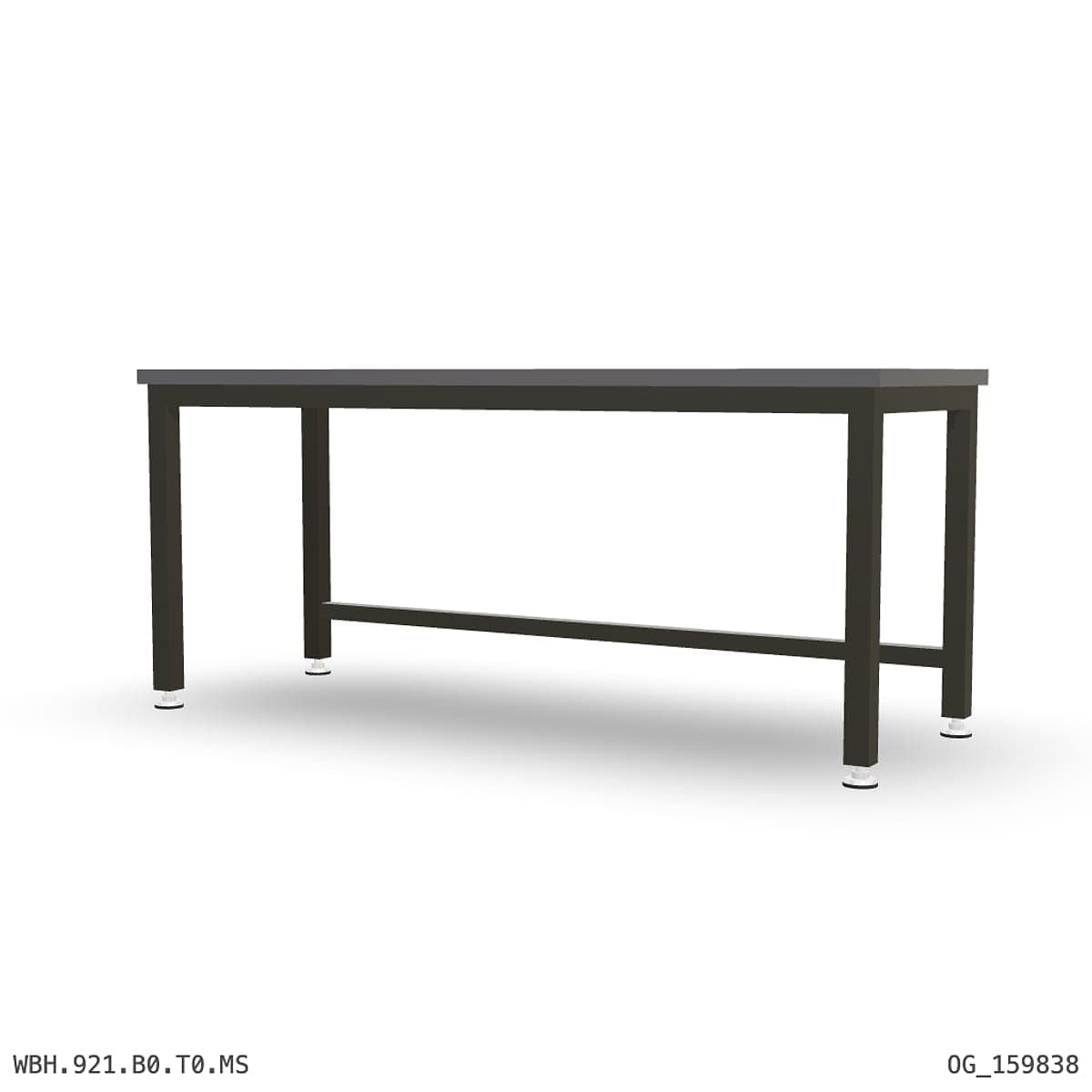Heavy Duty Workbench 2100mm — 2mm Mild Steel by Atomic Tawk