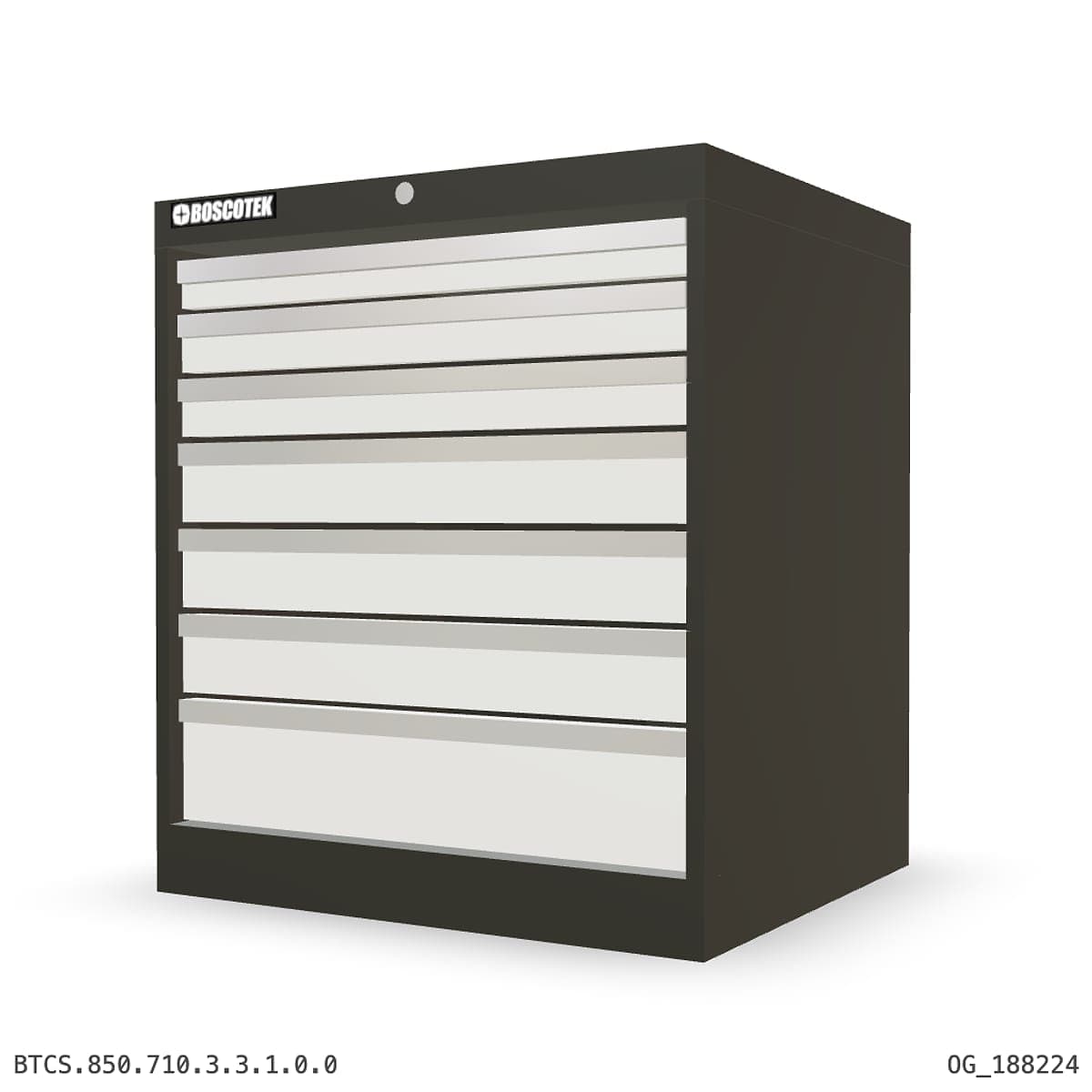 HD Cabinet 710W × 850H — S Series, 7-Drawer by Atomic Tawk