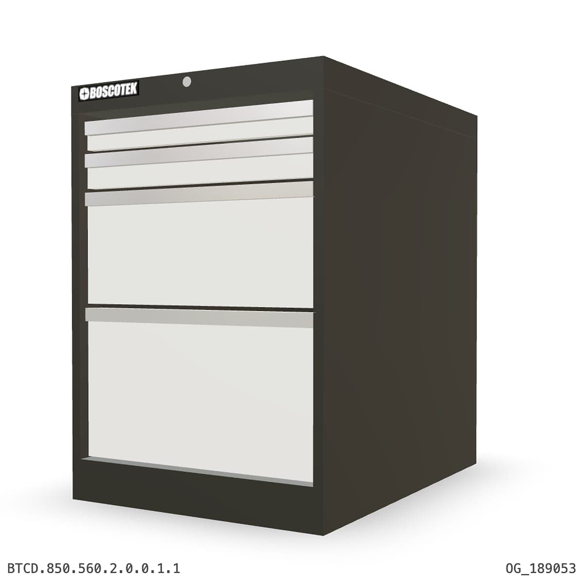 HD Cabinet 560W × 850H — D Series, 4-Drawer by Atomic Tawk