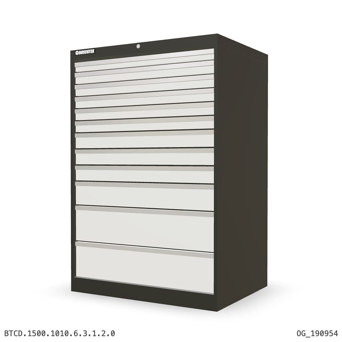 HD Cabinet 1010W × 1500H — D Series, 12-Drawer by Atomic Tawk