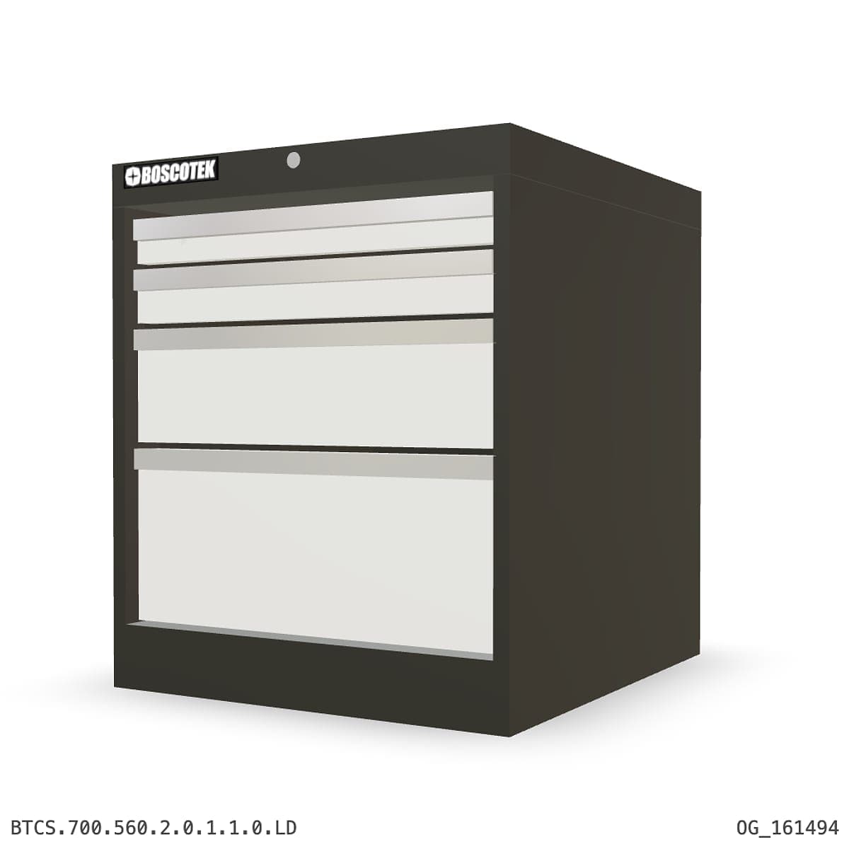 HD Cabinet 560W × 700H — S Series, 4-Drawer by Atomic Tawk